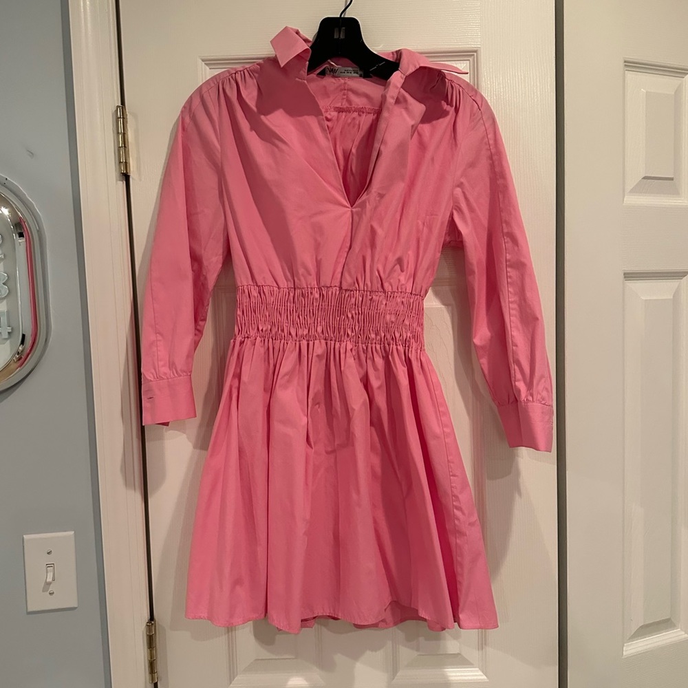 Zara collard mini dress
